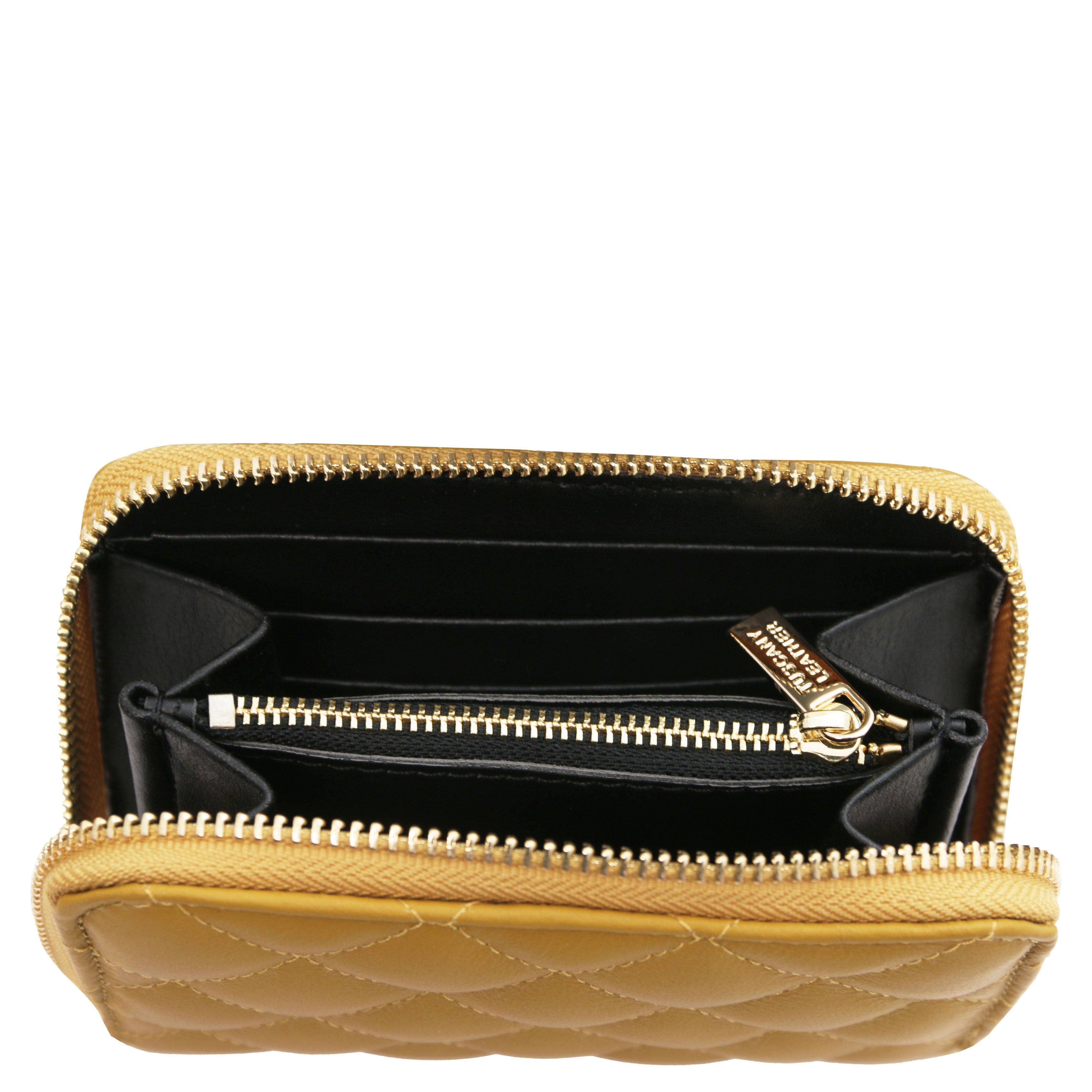 Teti Exklusiv Zip-Around plånbok i Läder