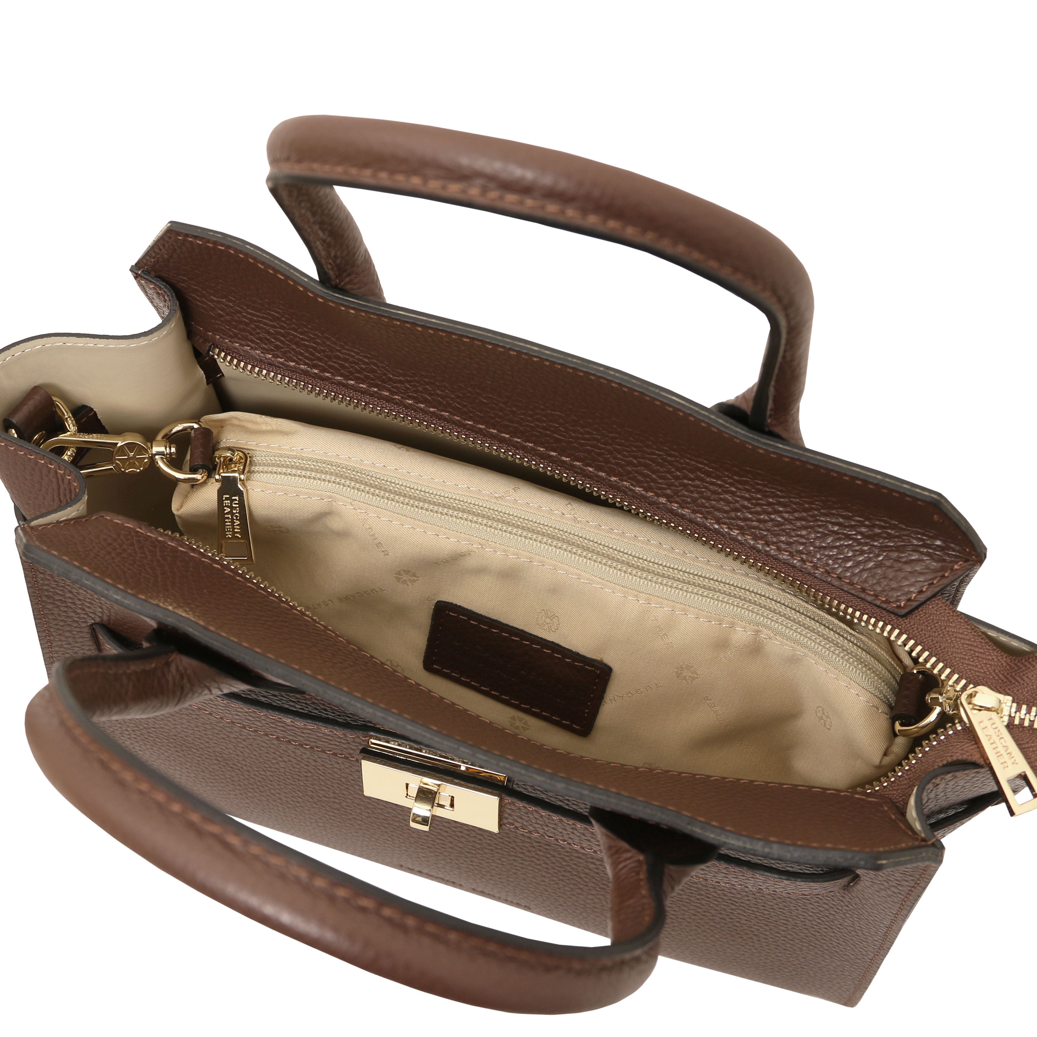 Origami Modern Handväska i Läder