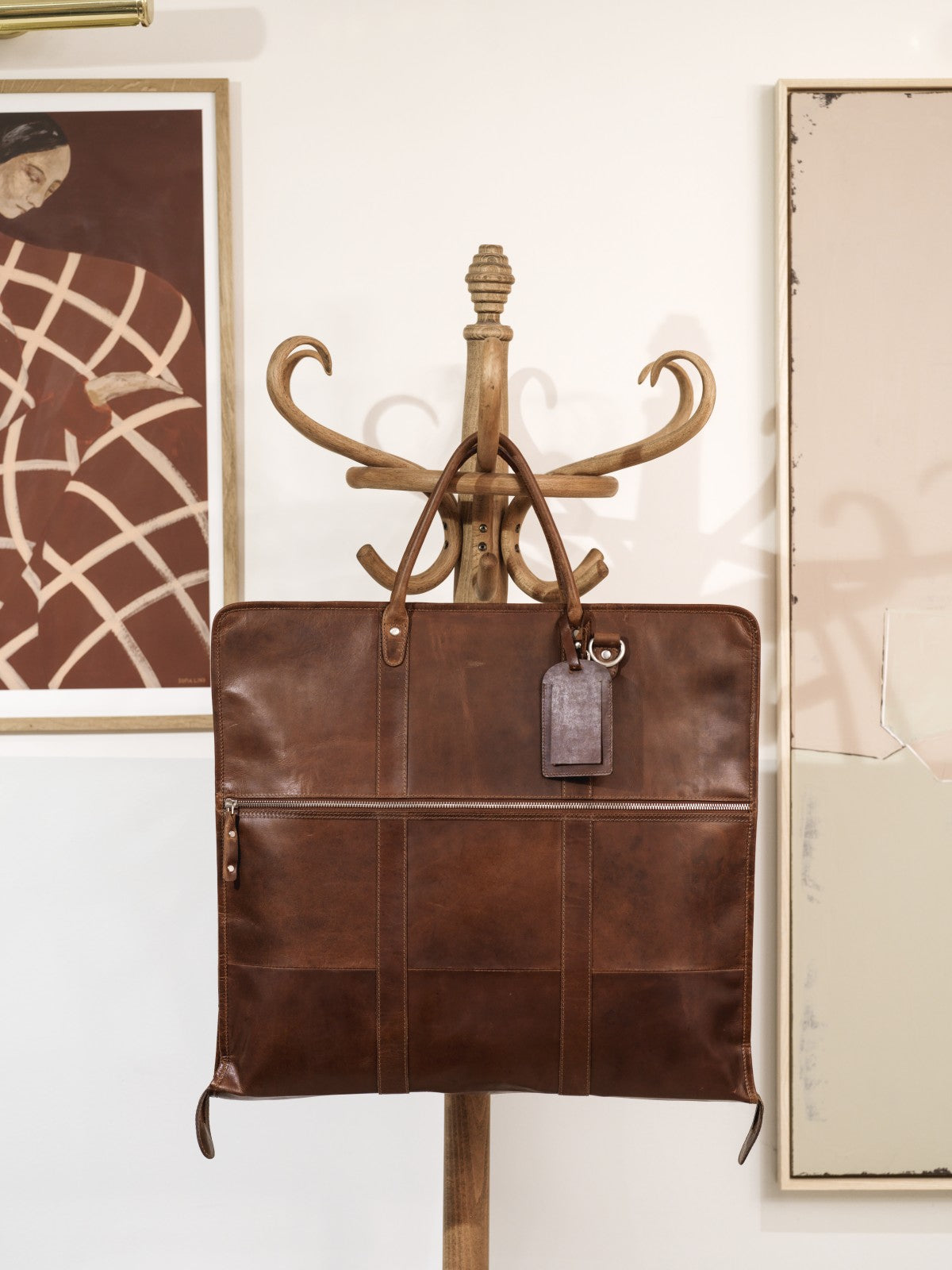 Klädväska Resegarderob i Skinn - NewBag4you