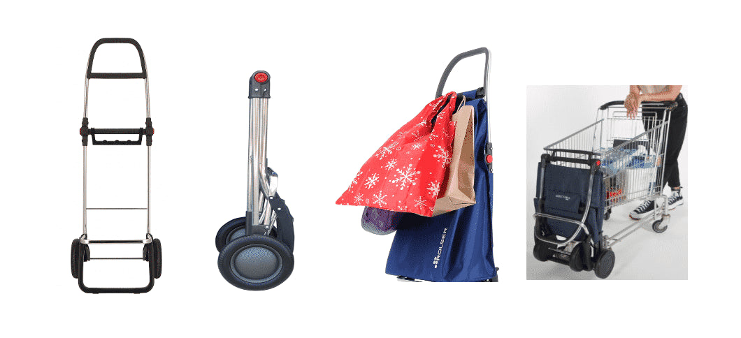 Shoppingvagn Rolser MF med Två Hjul Hopfällbar