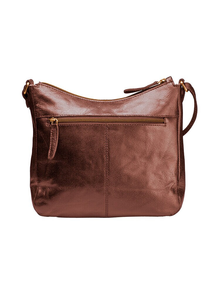 Högkvalitativ handväska tillverkad av äkta skinn