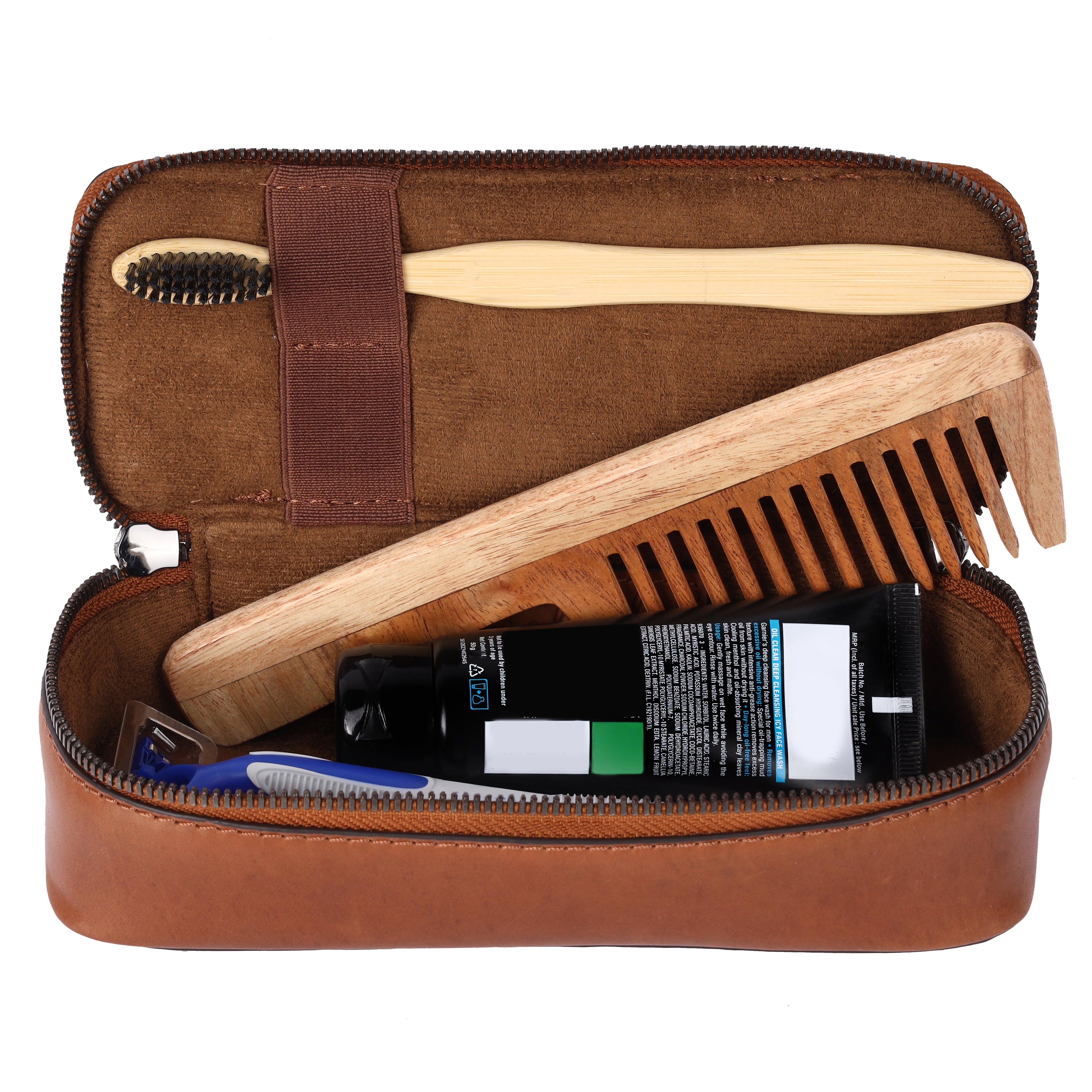 Liten Nesessär / Fodral för smycken i skinn