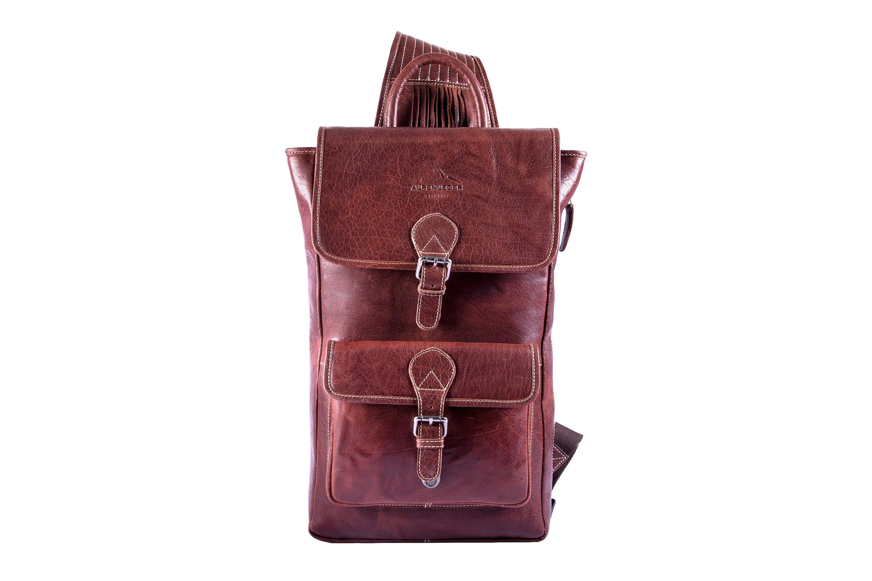 Ryggsäck Enkelrem SCRAMBLER i Läder - NewBag4you