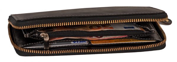 Plånbok EDELWEISS av Läder med RFID skydd - NewBag4you