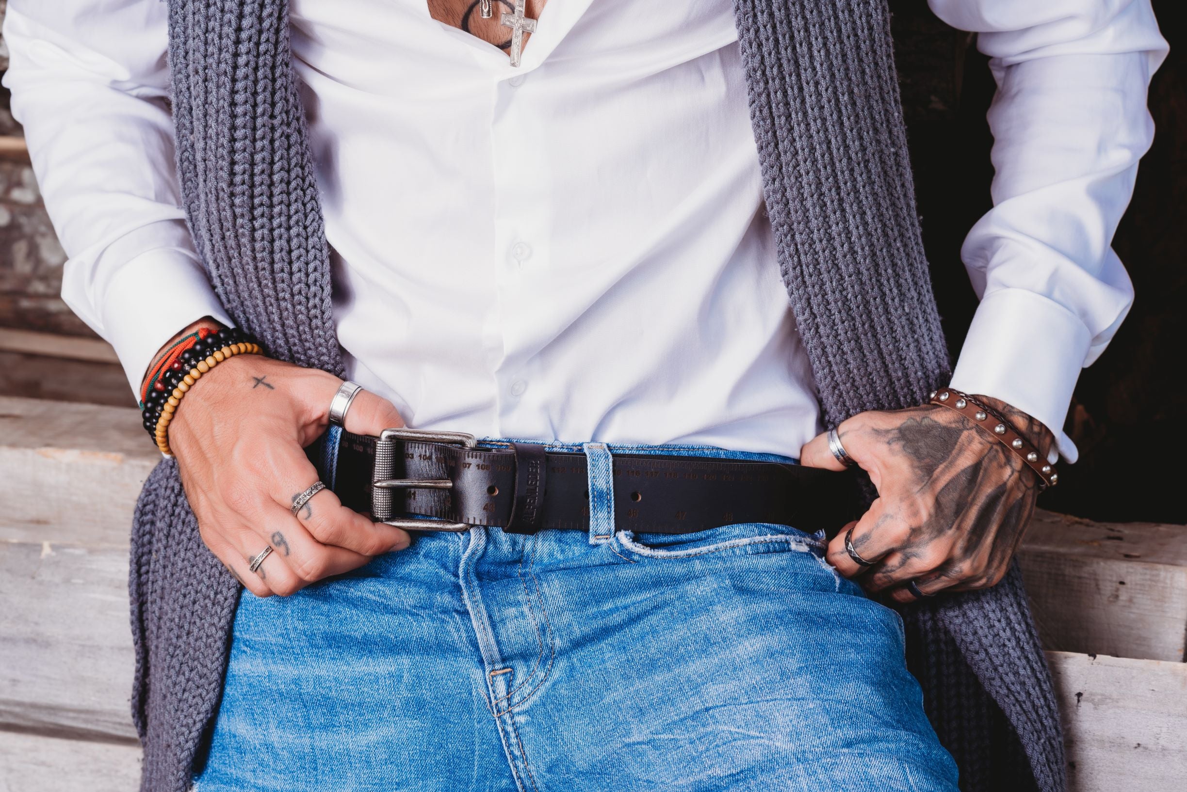 Skärp Custom Rule i Läder - NewBag4you