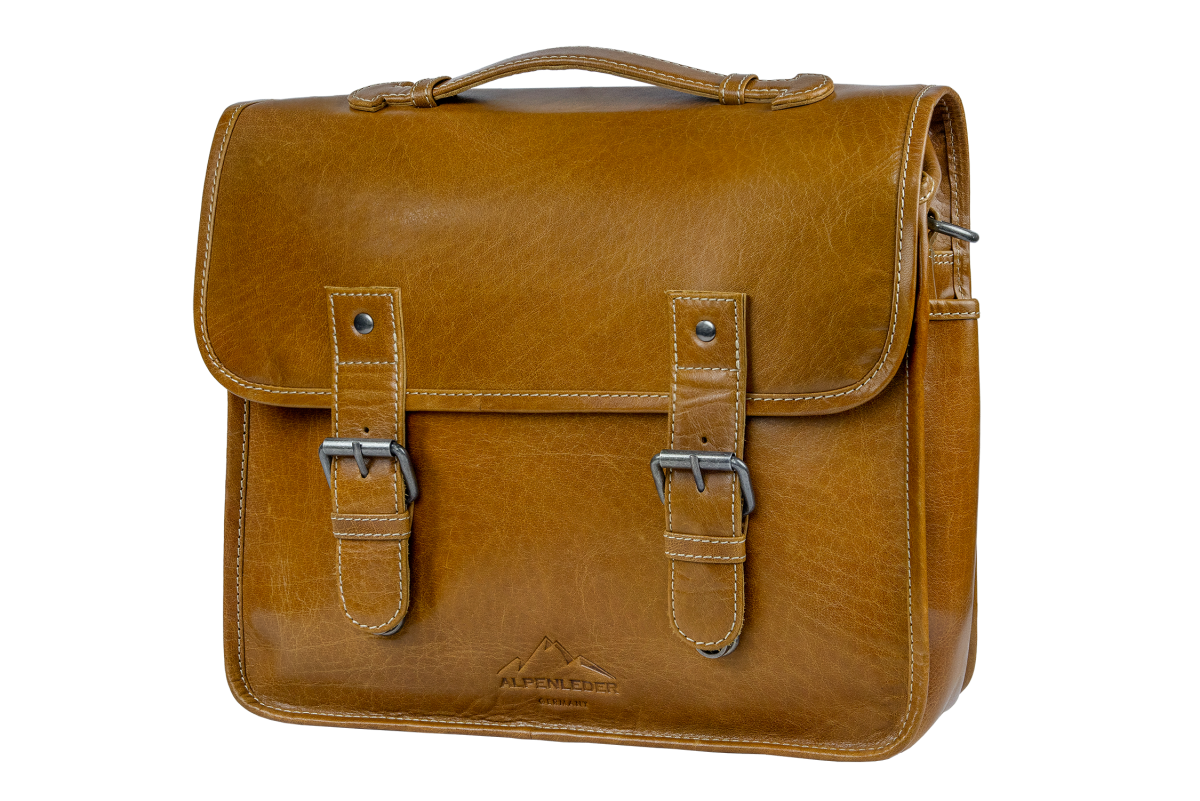 Messenger / Kameraväska TOURER i Läder