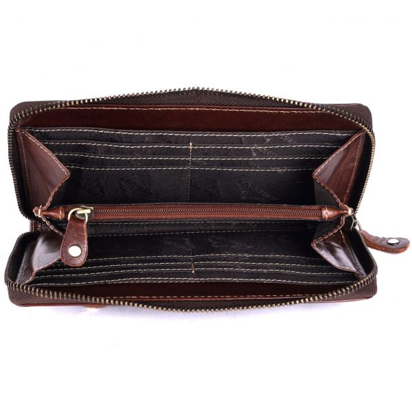 Unik Plånbok SPUSI i läder RFID-skyddad