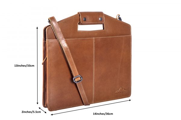 Mångsidig Dokumentväska Secret i Läder - NewBag4you