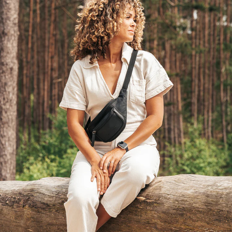 Crossover eller Midjeväska i Läder