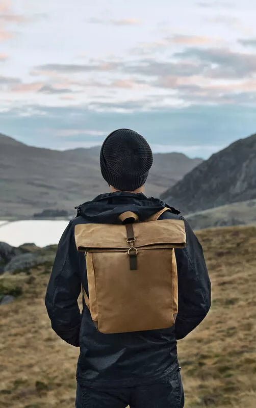 Vaxad Retro Canvas Ryggsäck - NewBag4you