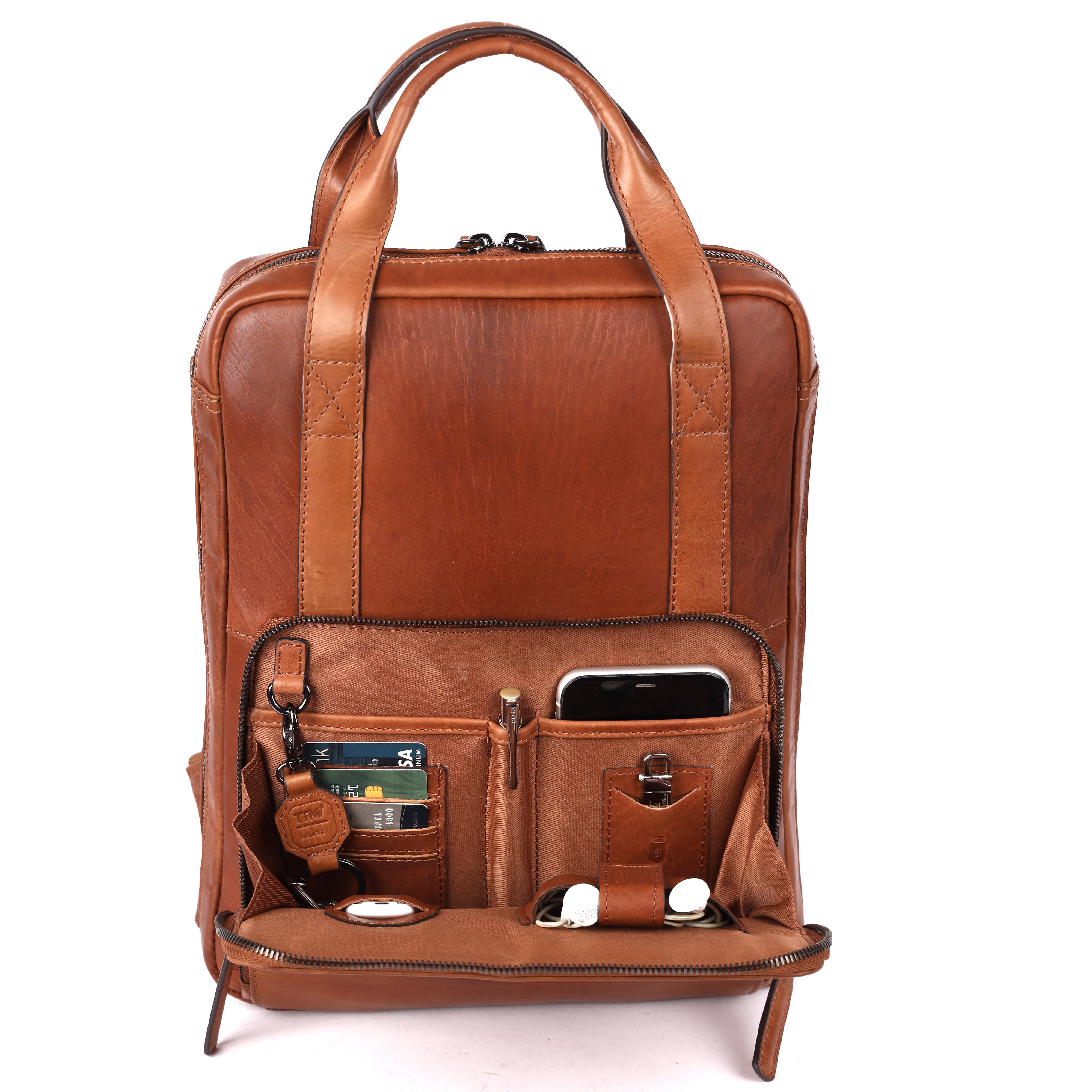 Ryggsäck Allround i Skinn 13"