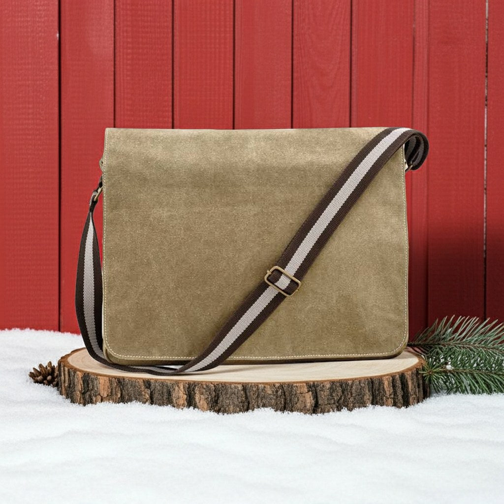 Vintage Canvas Axelväska