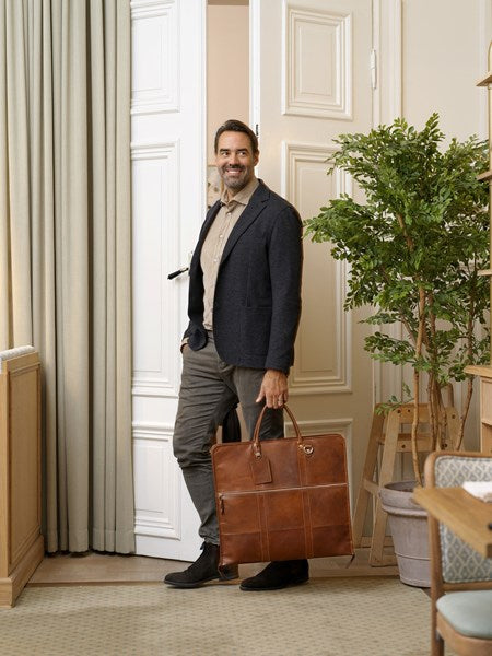 Klädväska Resegarderob i Skinn - NewBag4you