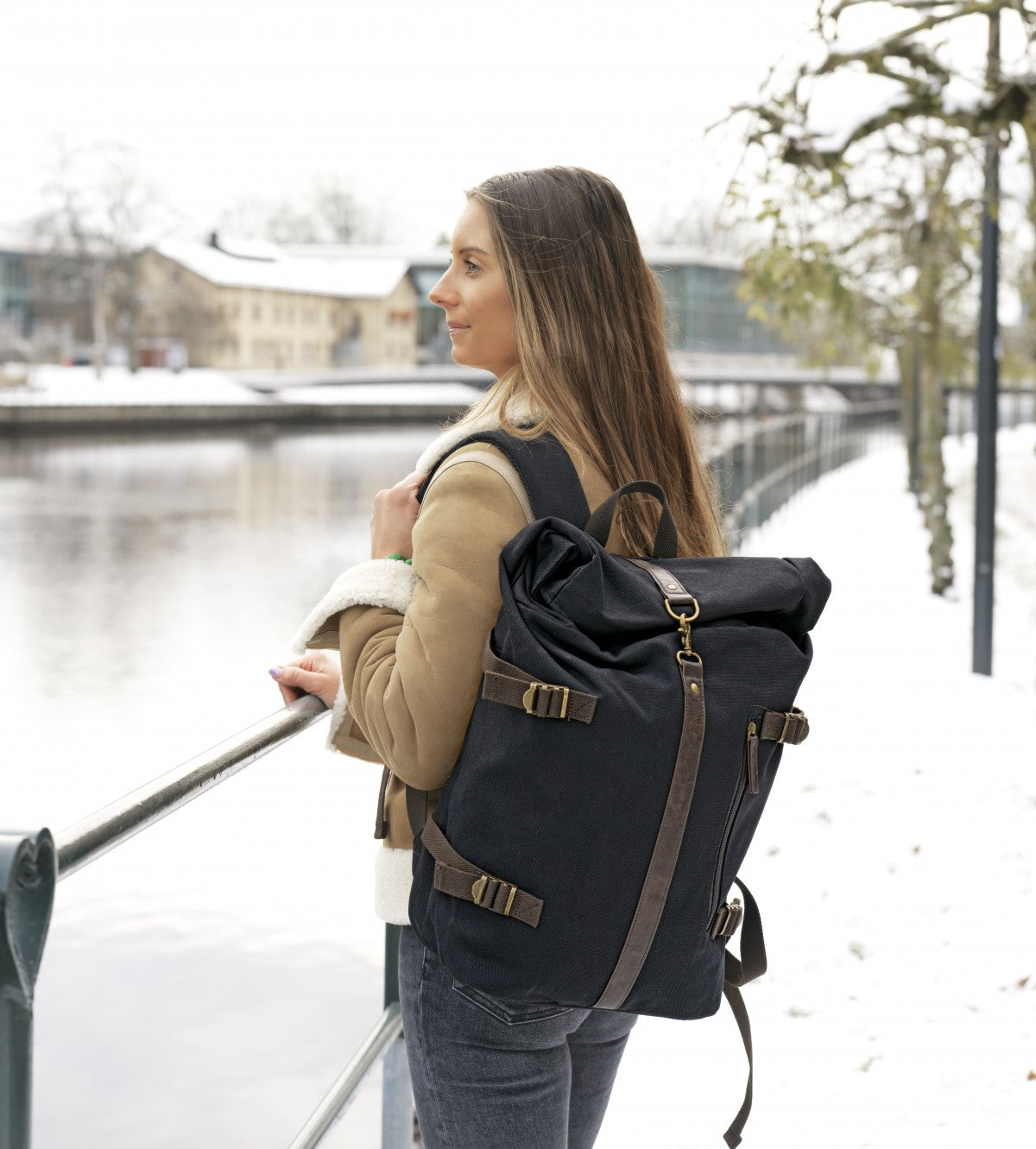 Ryggsäck i Retrostil med Datafack 15" - NewBag4you