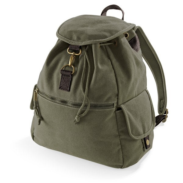Vintage Canvas Ryggsäck