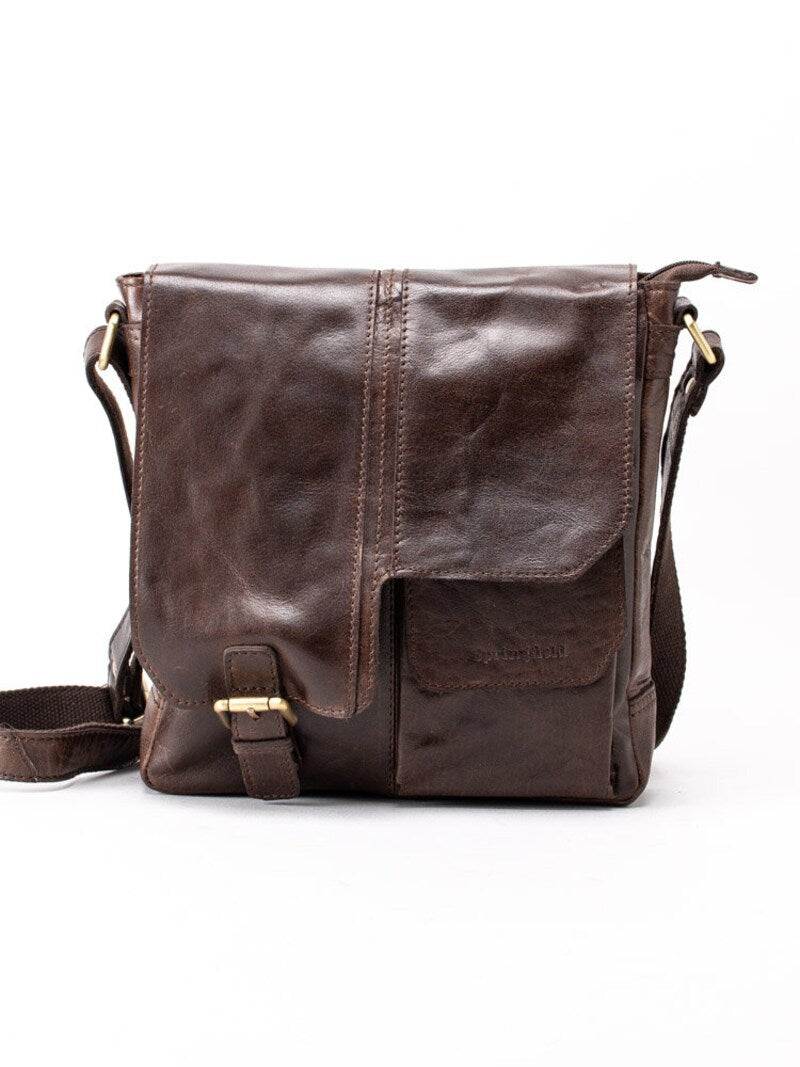 Handväska med Mobilfack i Skinn - NewBag4you