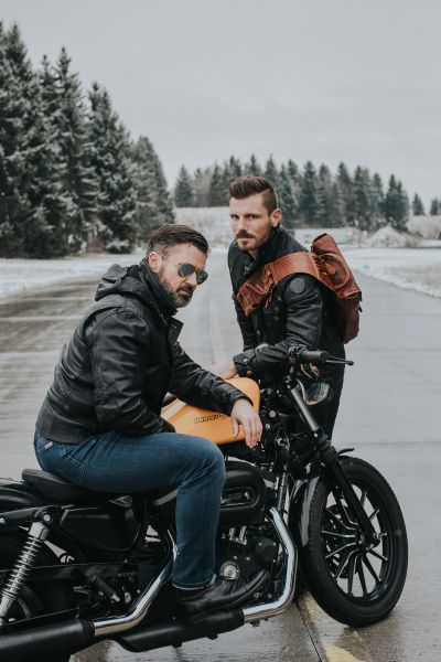 Ryggsäck Enkelrem SCRAMBLER i Läder - NewBag4you