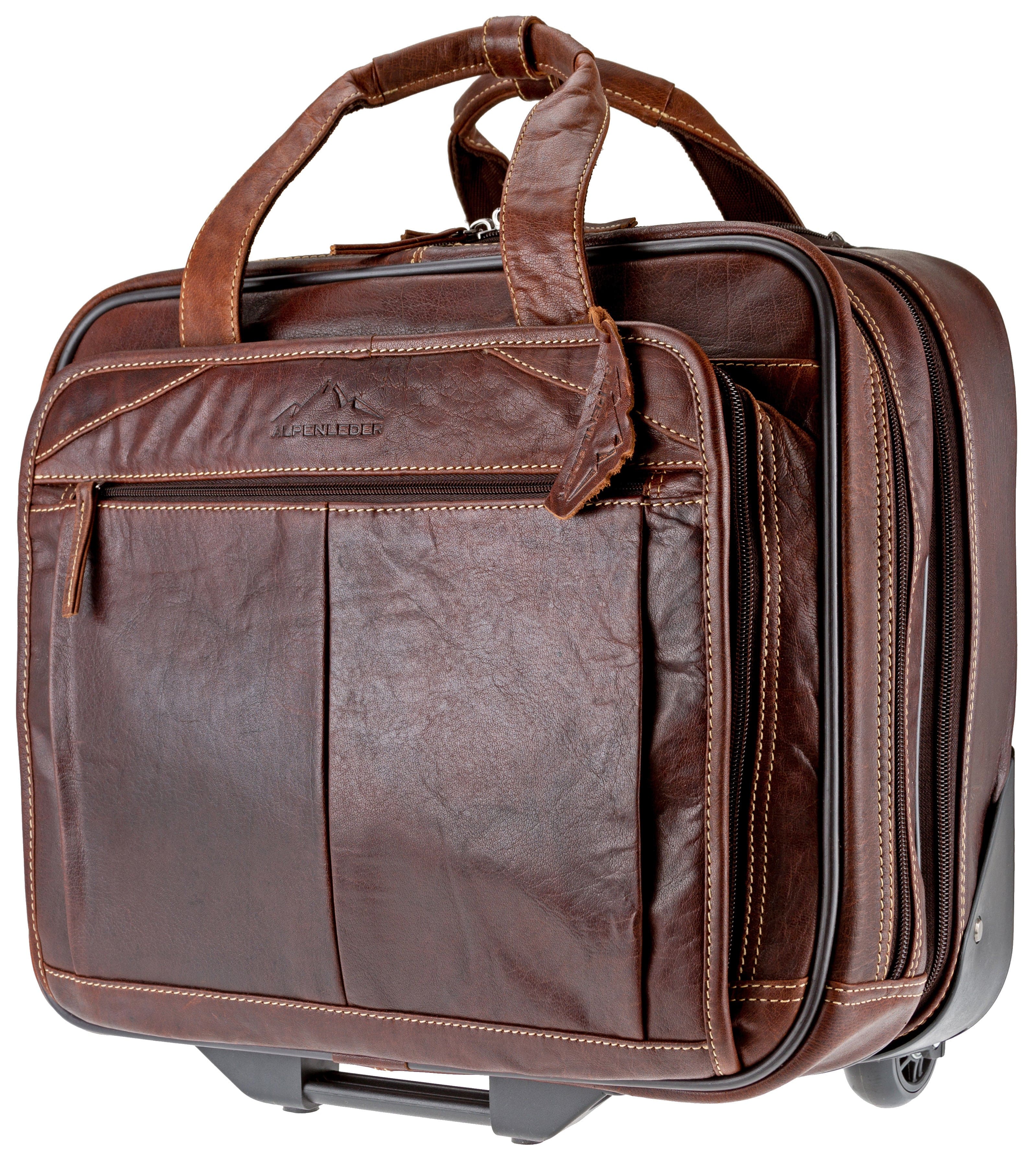 Affärsväska / Trolley DENVER i Läder - NewBag4you