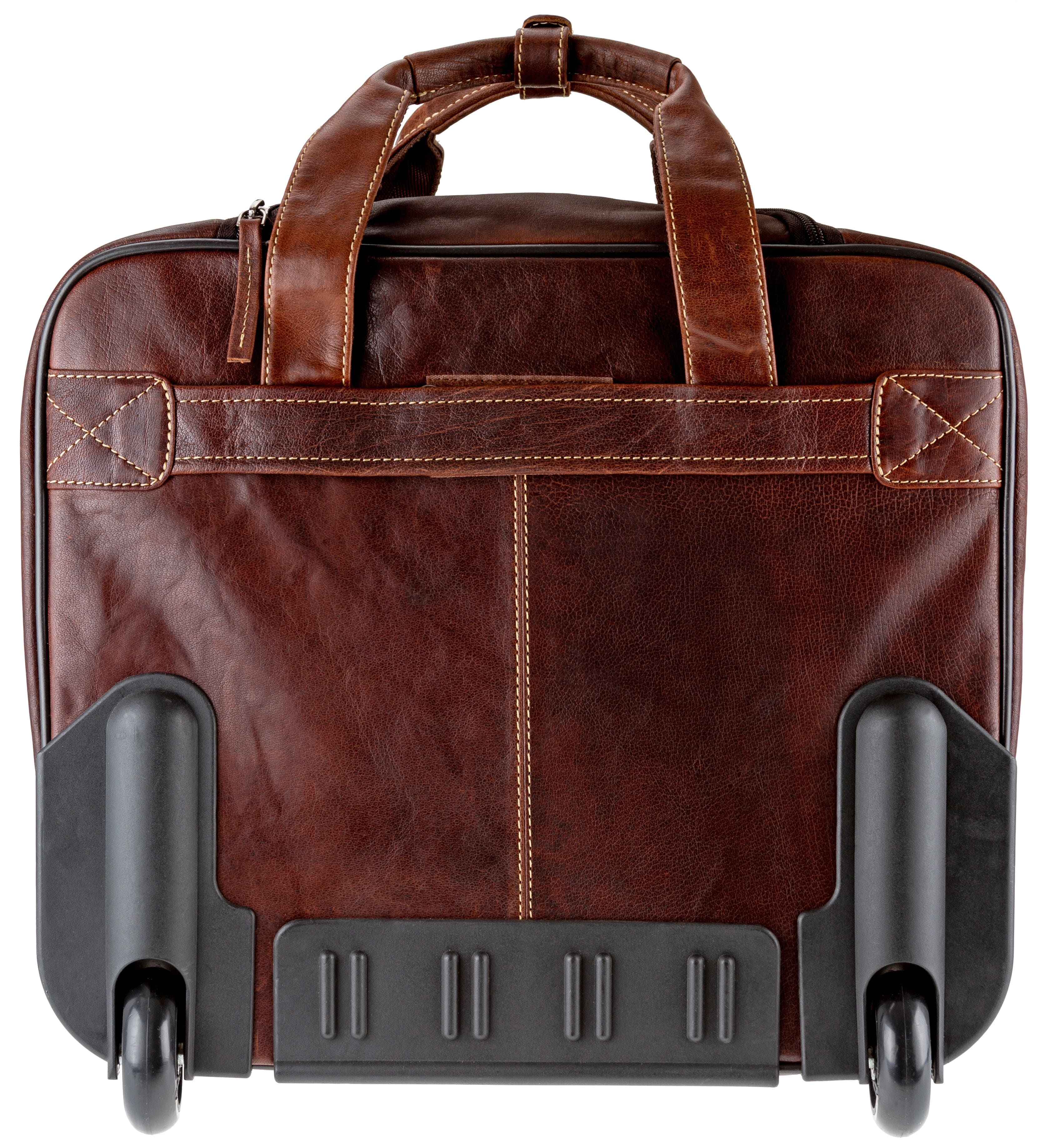 Affärsväska / Trolley DENVER i Läder - NewBag4you