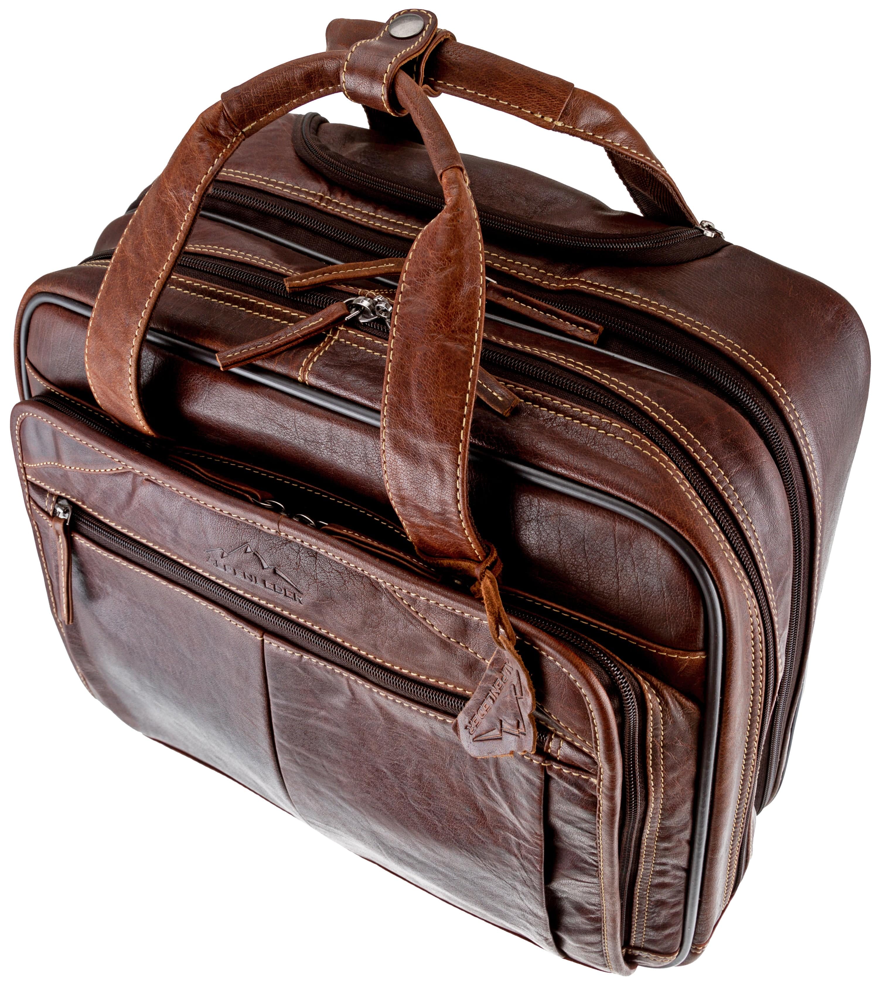 Affärsväska / Trolley DENVER i Läder - NewBag4you