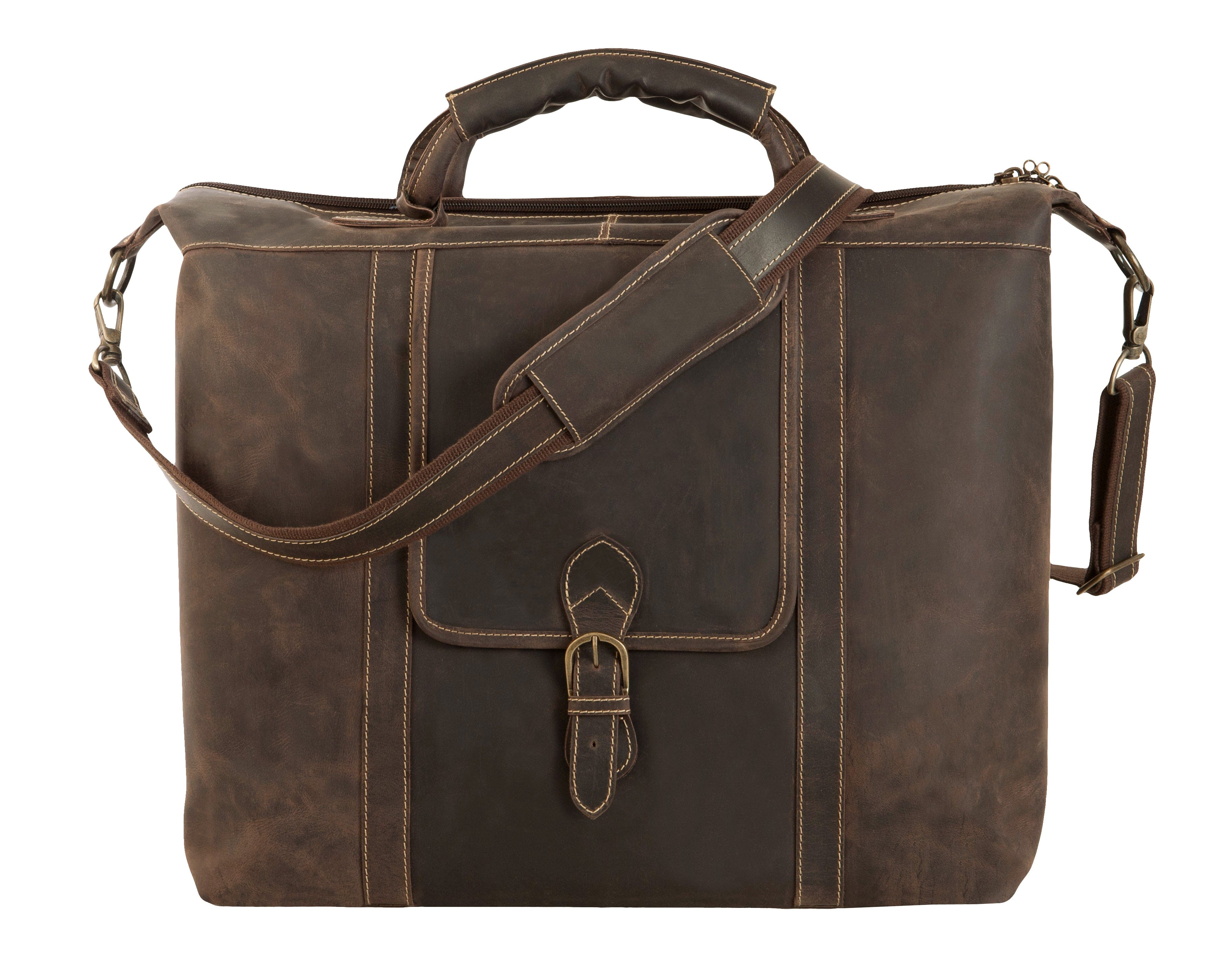 Weekendbag Affärsväska CATCH IN CLOONEY i Läder - NewBag4you