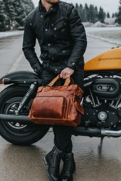 Weekendväska Affärsväska ELBSEE i Läder - NewBag4you