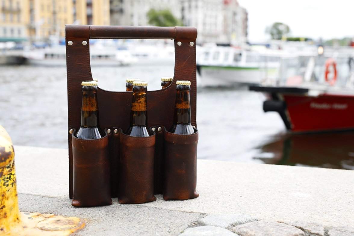 Buteljväska Cab Köket Äkta Skinn - NewBag4you