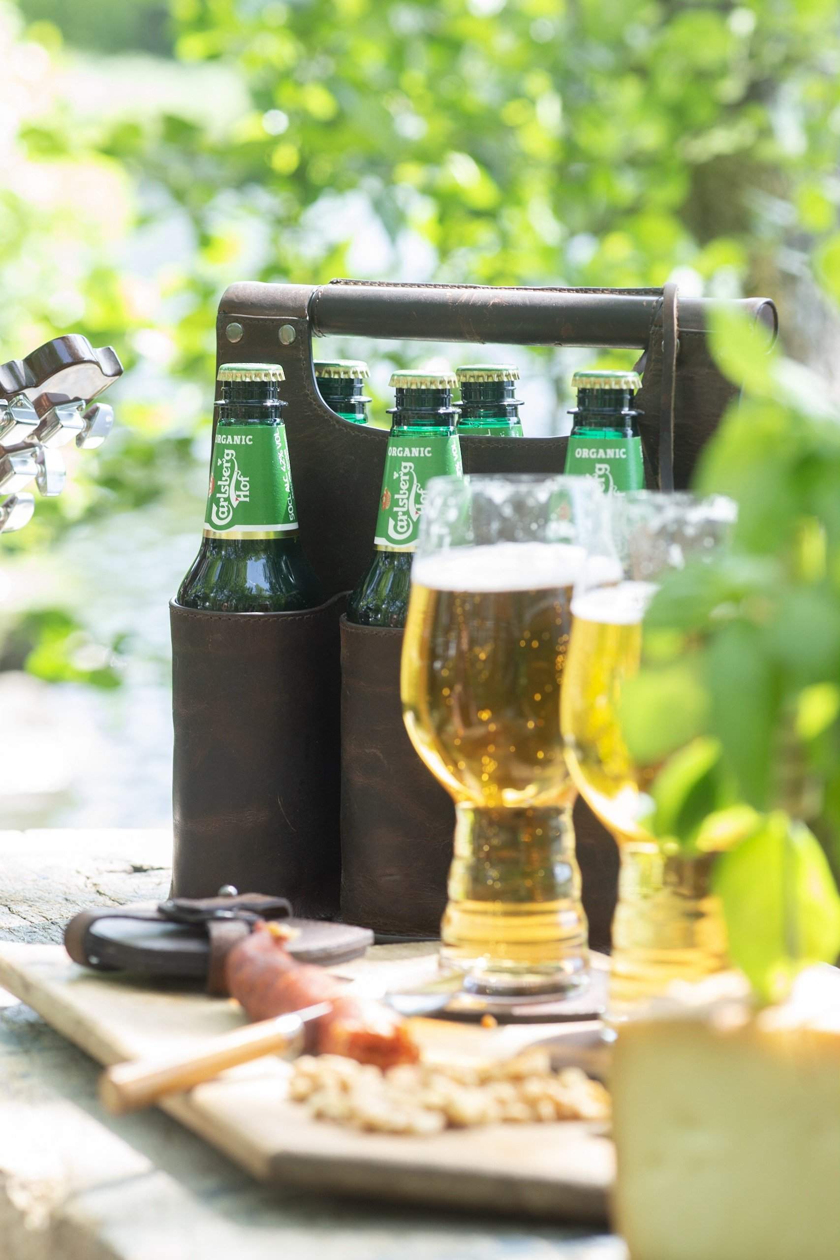 Buteljväska Cab Köket Äkta Skinn - NewBag4you