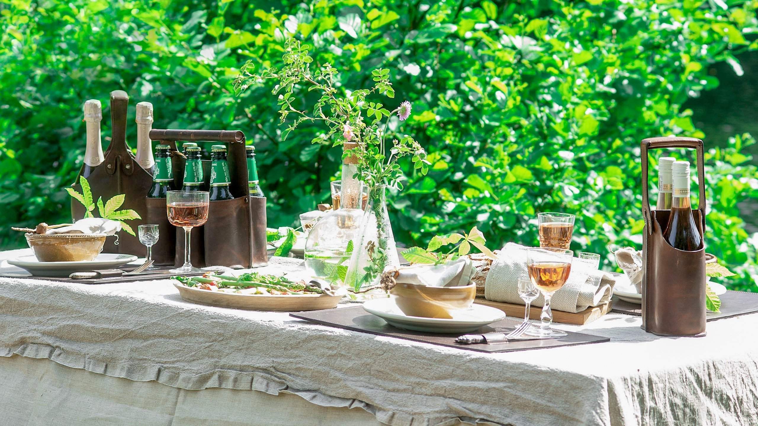 Buteljväska Dubbel Cab Köket Äkta Skinn - NewBag4you