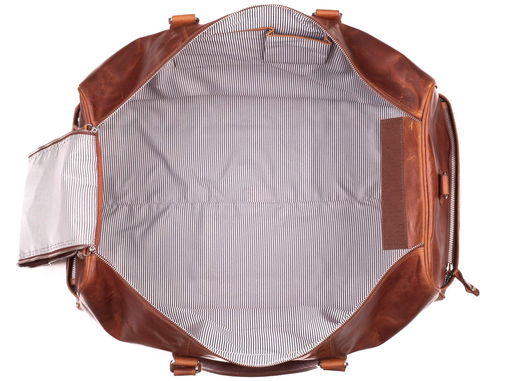 Weekendbag Praktisk och Stilren i Skinn - NewBag4you