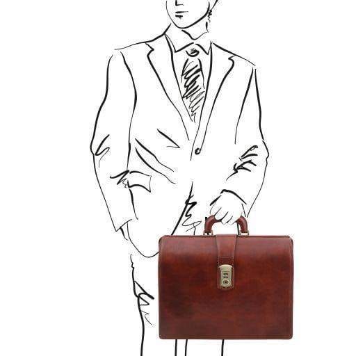 Canova - Doktorväska Portfölj med Tre fack - NewBag4you