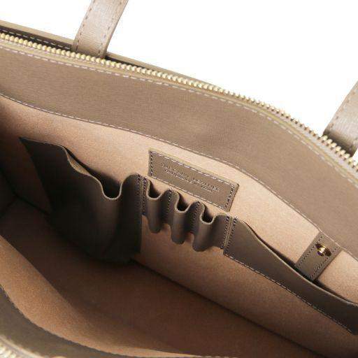 Palermo - Saffiano Läderportfölj 3 fack - NewBag4you