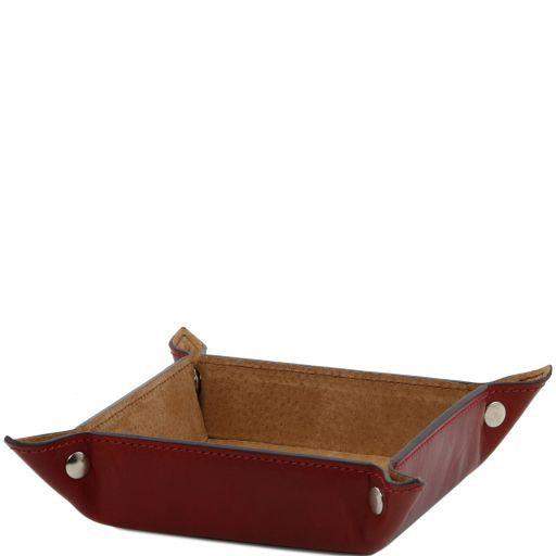 Exklusiv skål i läder Liten storlek - NewBag4you