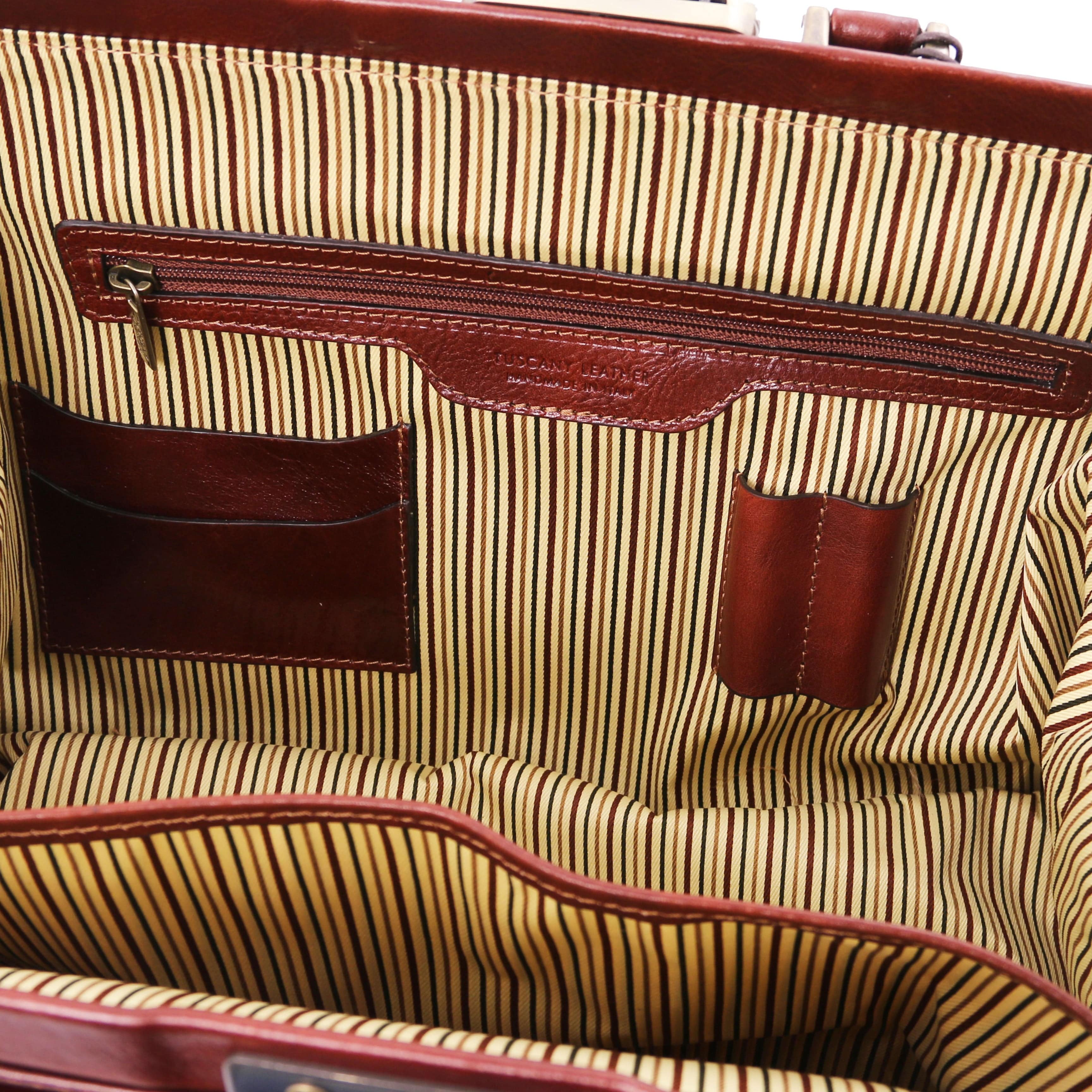 LEONARDO Exklusiv läderväska First Class - NewBag4you