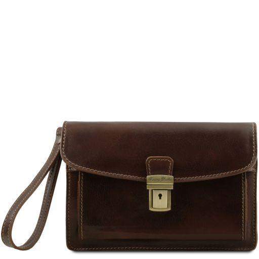 Handledsväska i läder - NewBag4you