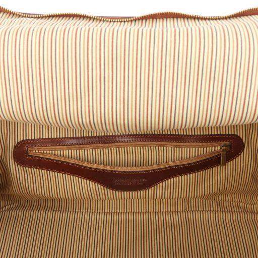 TL VOYAGER Weekendväska med sidfickor i Läder - NewBag4you