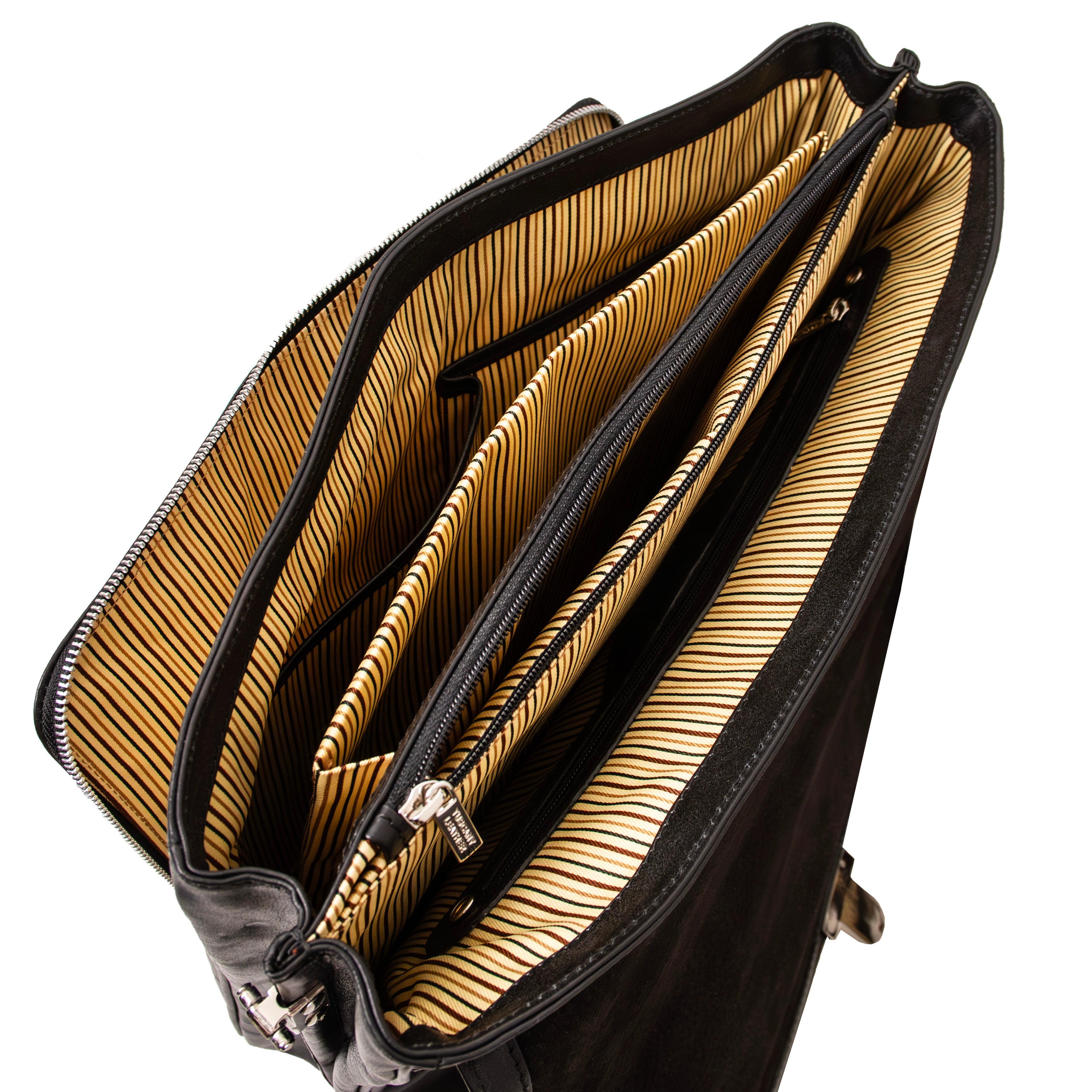 TL SMART Laptop Portfölj i Skinn