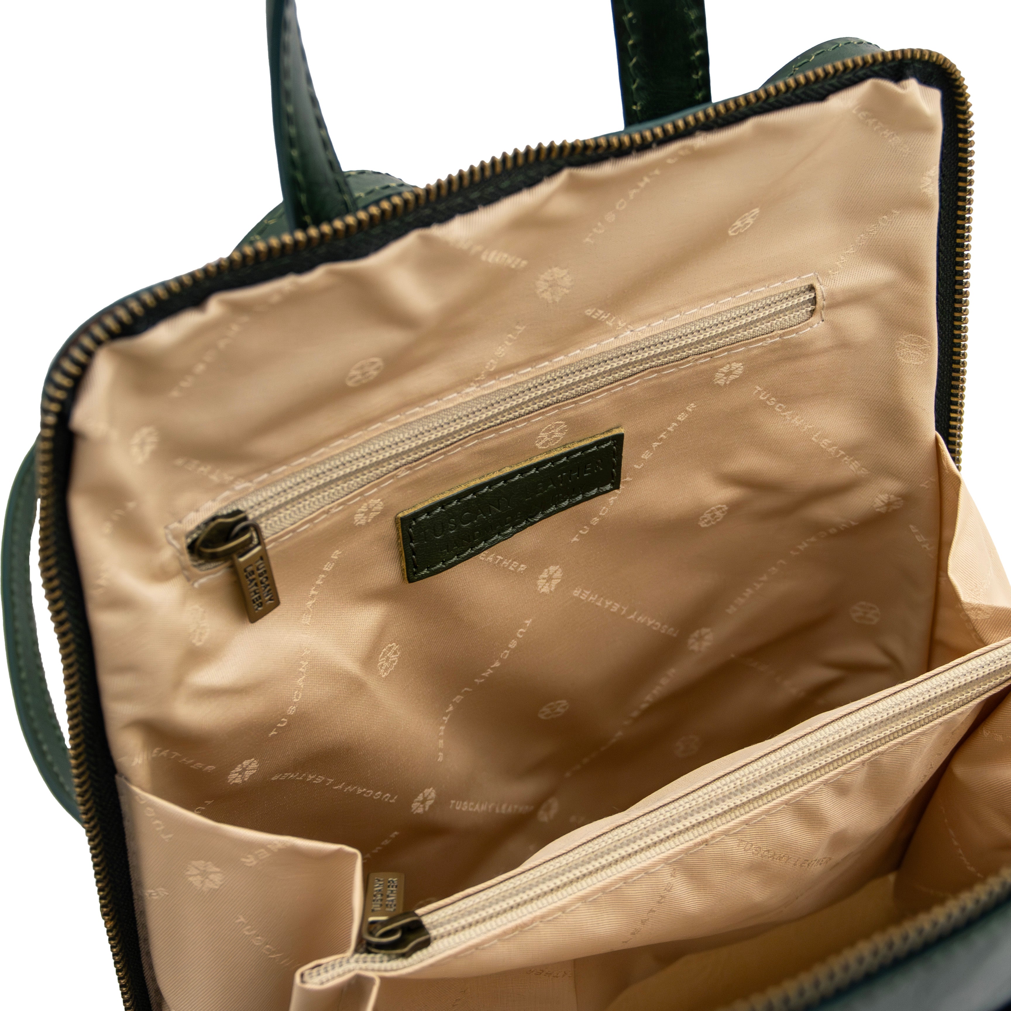 Paris Liten läderryggsäck för kvinnor