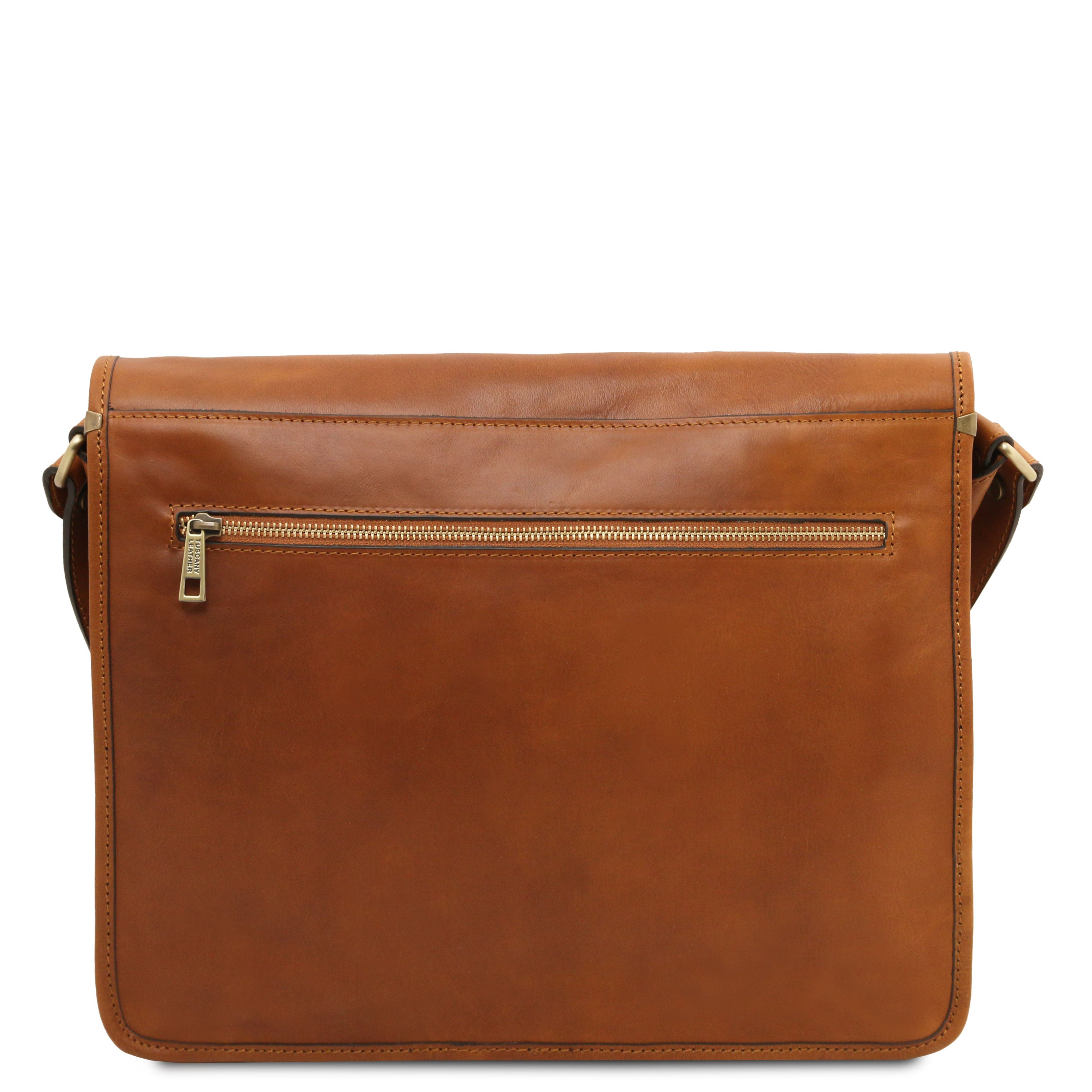 TL Messenger Axelväska i läder - stor storlek