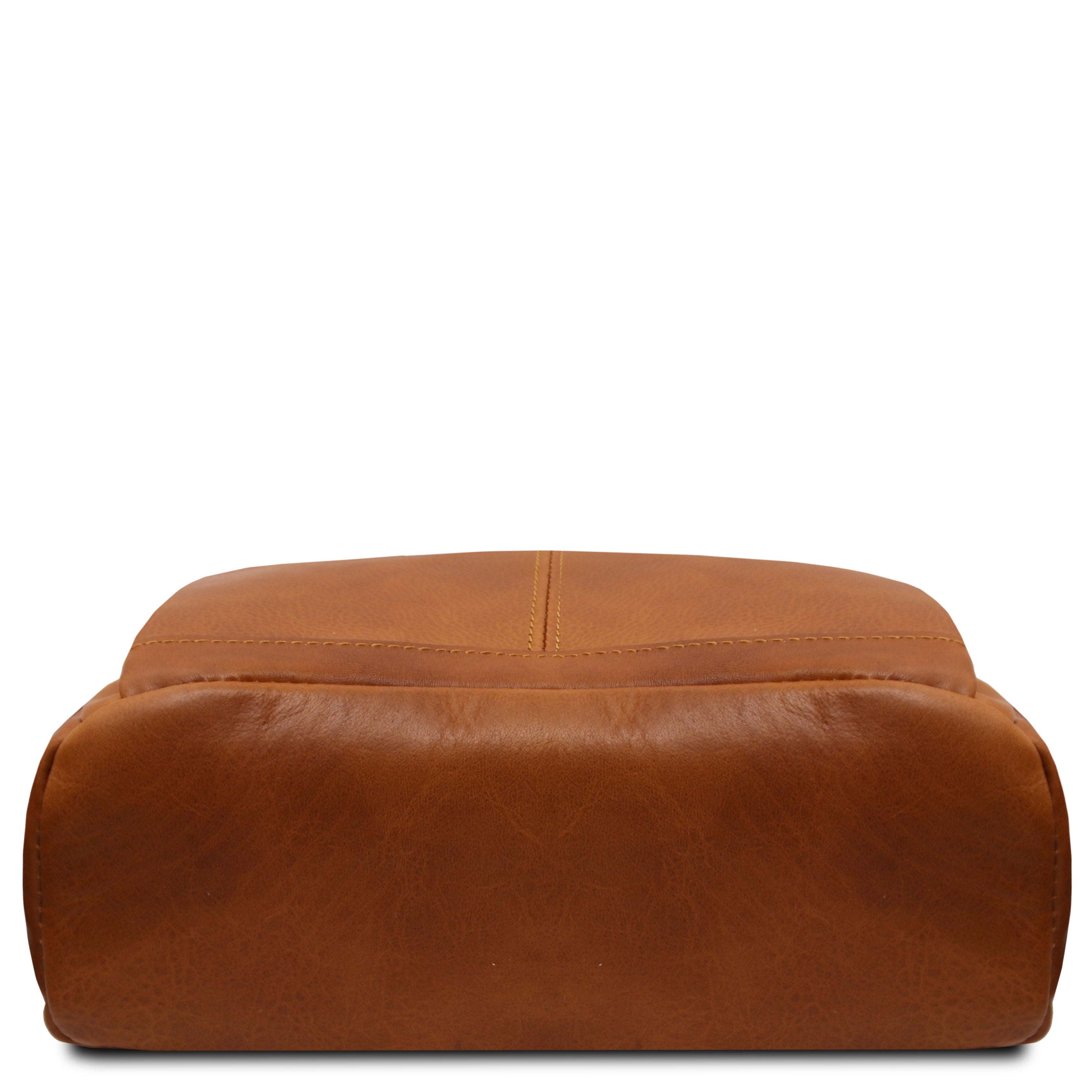 Canberra Ryggsäck i läder med 2 huvudfack