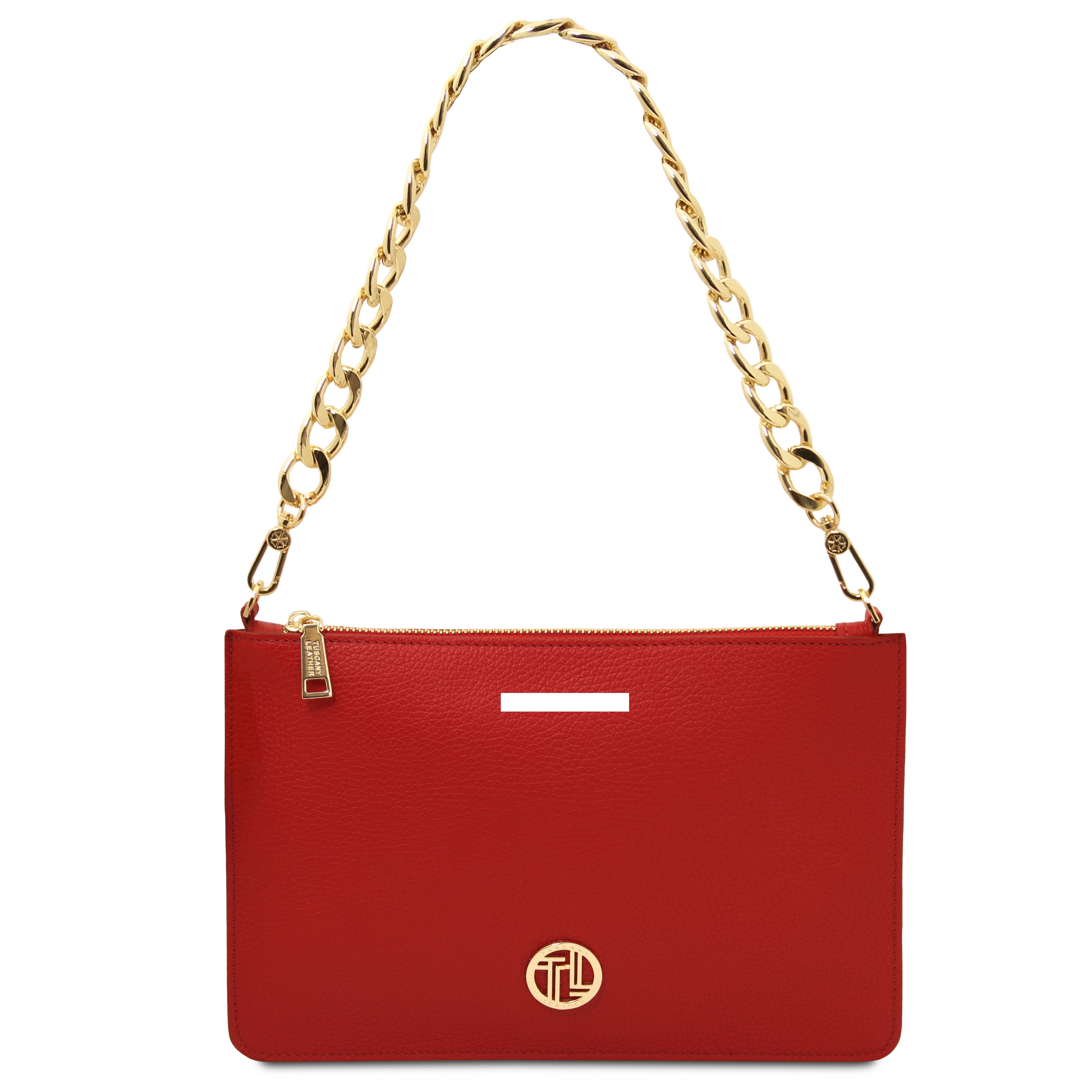 Diva Axelväska i Läder med Kedjerem