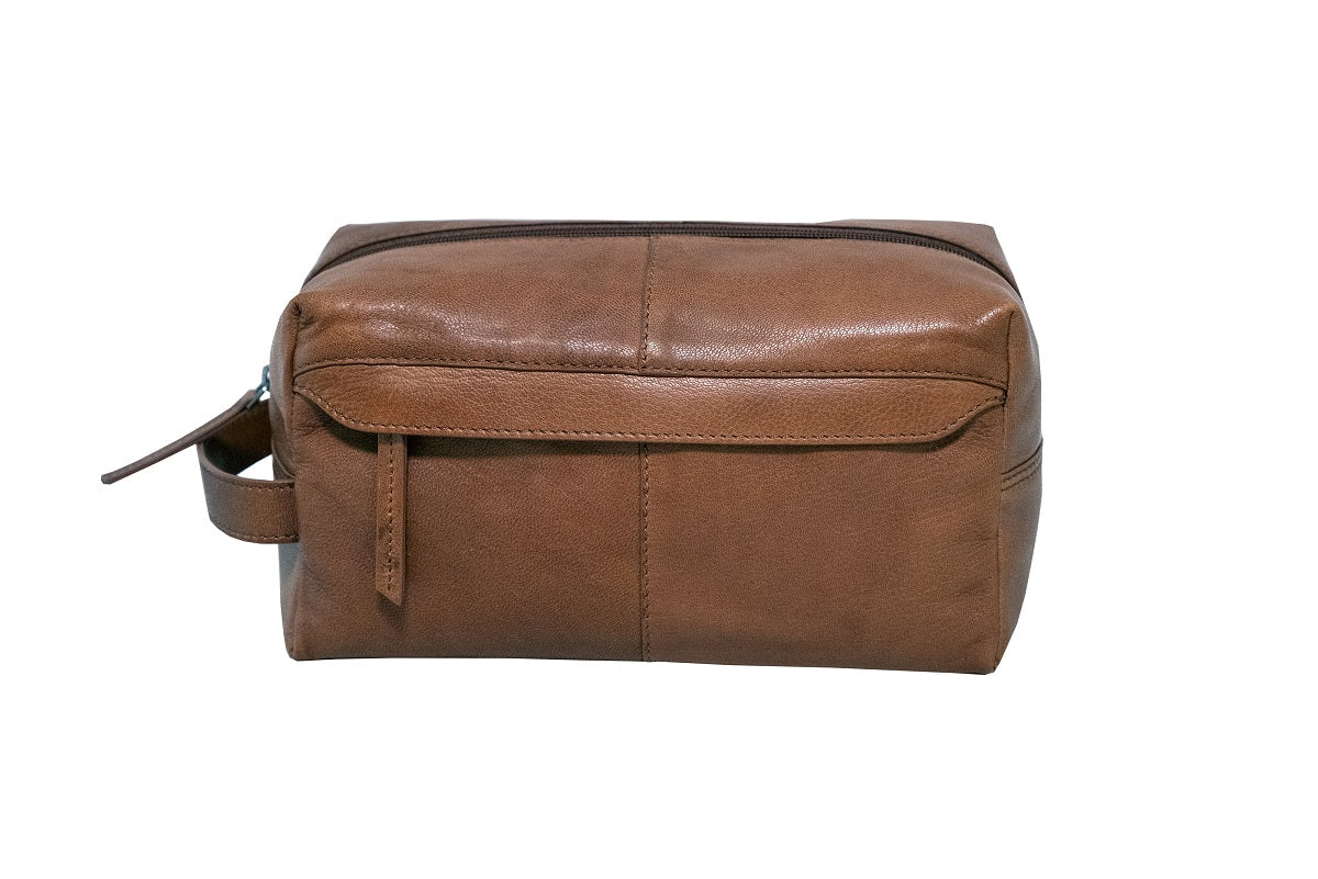 Necessär i mjukt Skinn