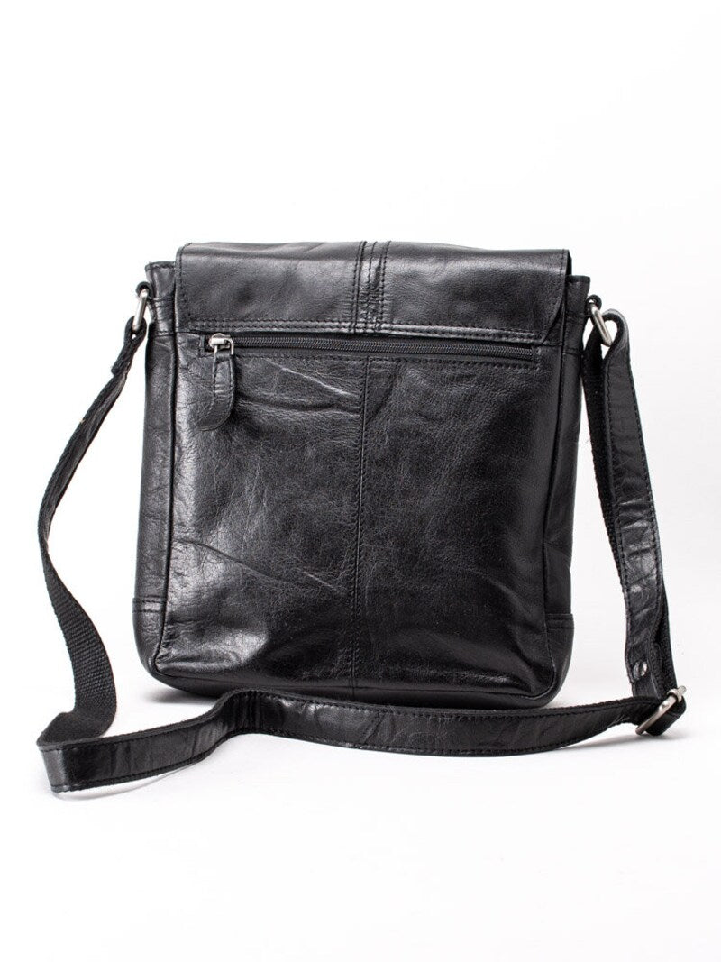 Handväska  i Skinn med Mobilfack