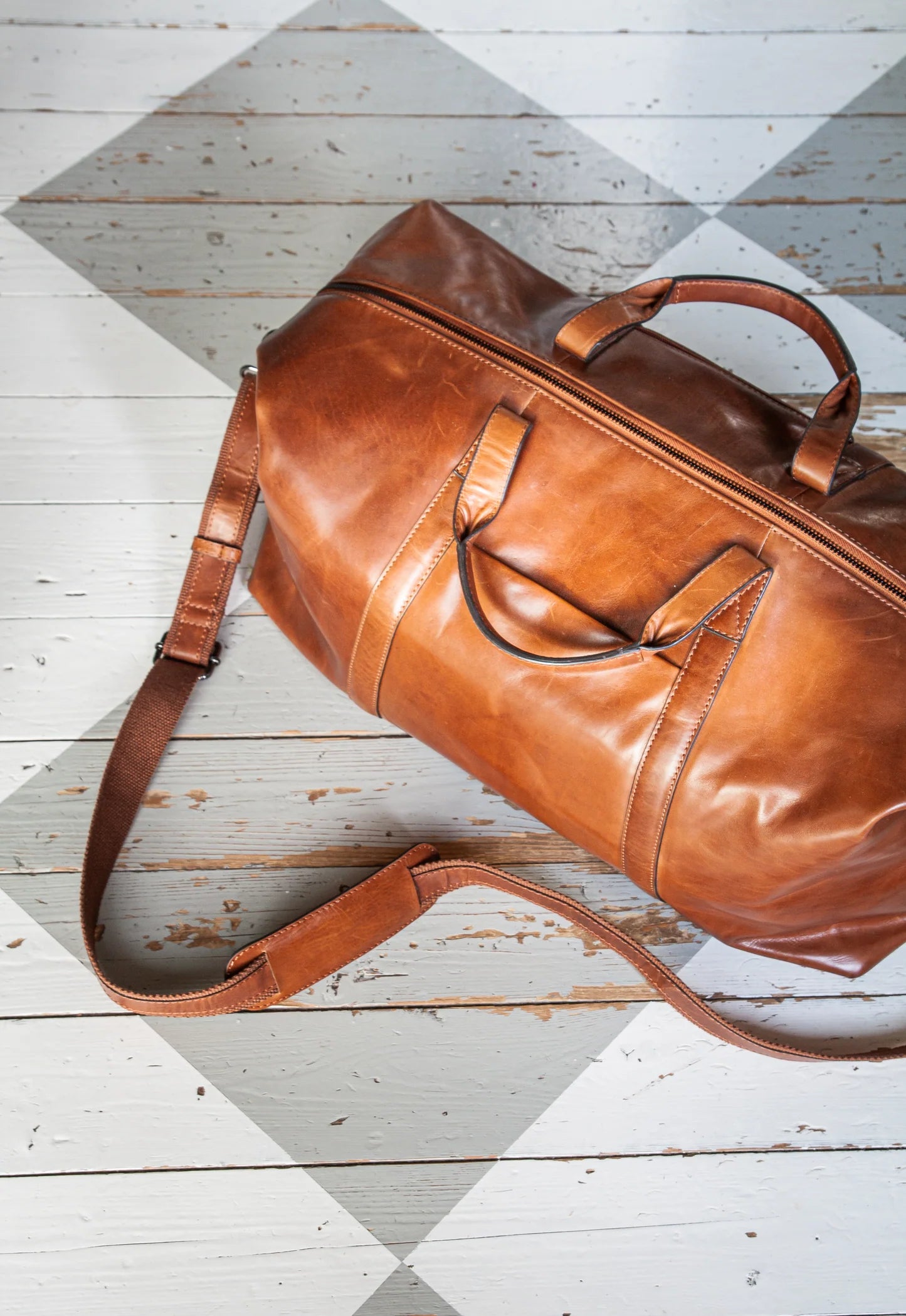 PISA Prisvärd Weekendbag i skinn