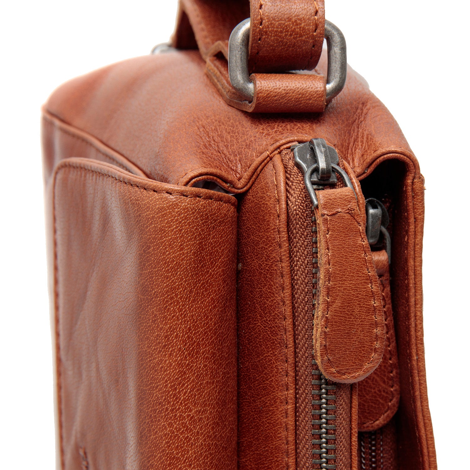 Handväska med Lock och flera fack