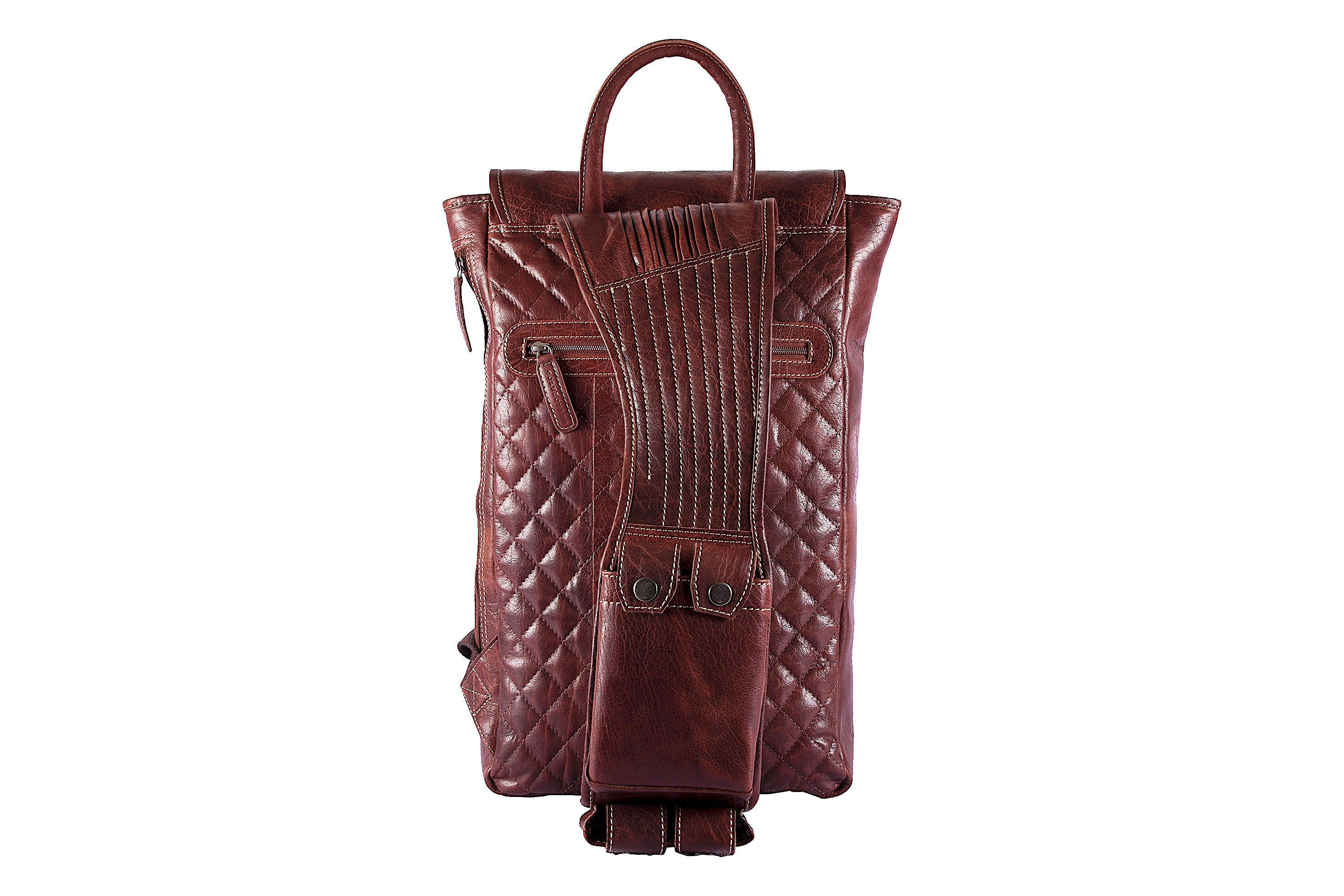 Ryggsäck Enkelrem SCRAMBLER i Läder - NewBag4you