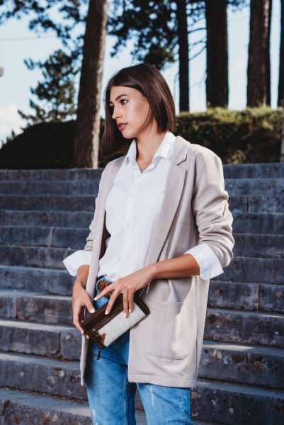 Unik Plånbok SPUSI i läder RFID-skyddad