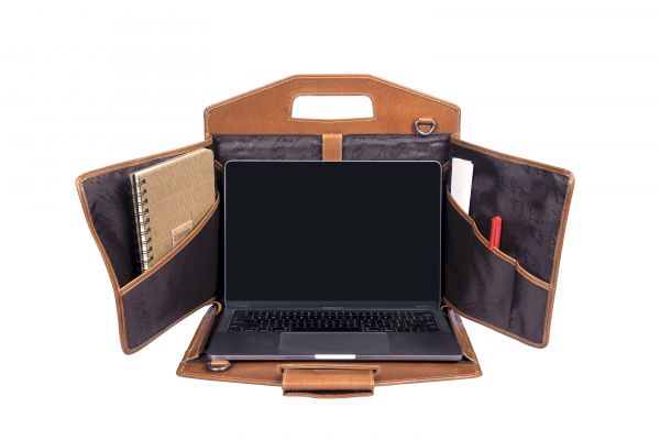 Mångsidig Dokumentväska Secret i Läder - NewBag4you