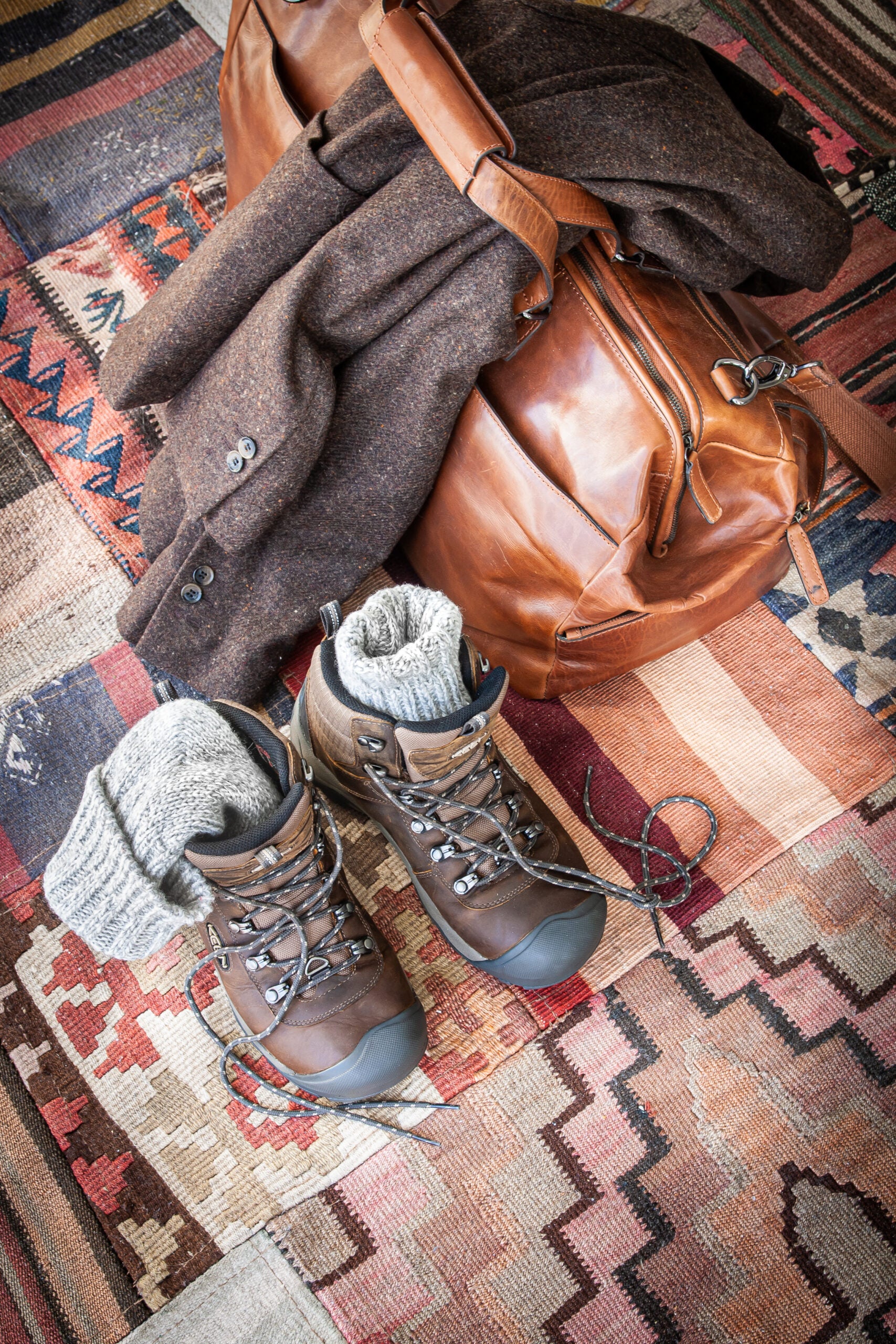 Portofino – Weekendbag i Skinn