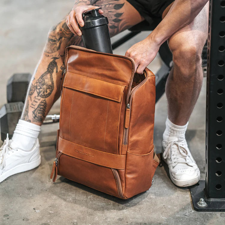 Rich Stilren Ryggsäck i Skinn med Datorfack 15,4" - NewBag4you